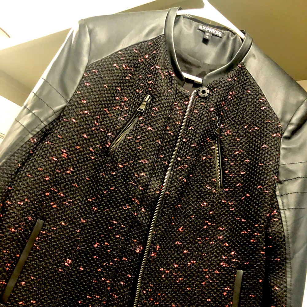 Stylish pleather jacket